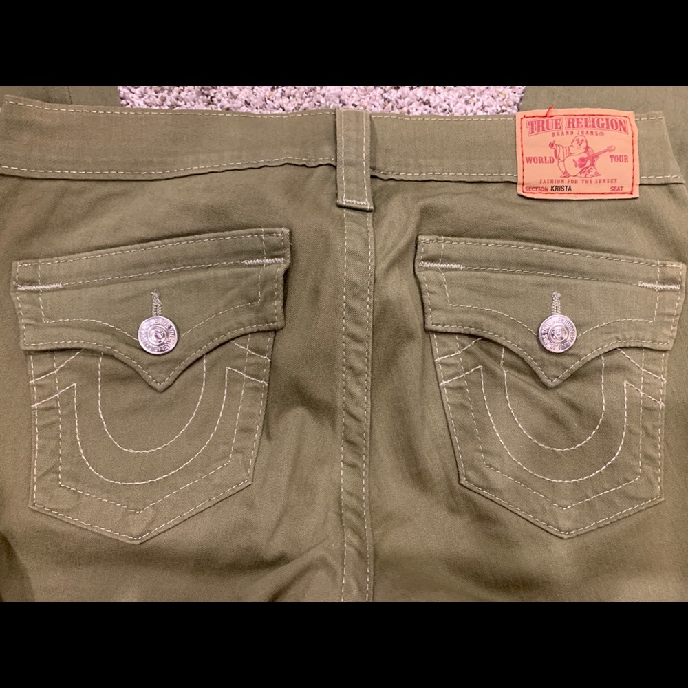 True Religion Krista Cargo Pants Size 26